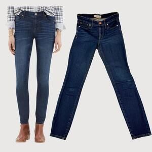Madewell High Riser Skinny Jeans Atlantic Wash 24
